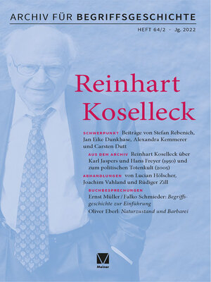 cover image of Archiv für Begriffsgeschichte. Band 64,2